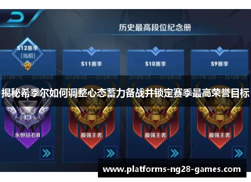 揭秘希季尔如何调整心态蓄力备战并锁定赛季最高荣誉目标
